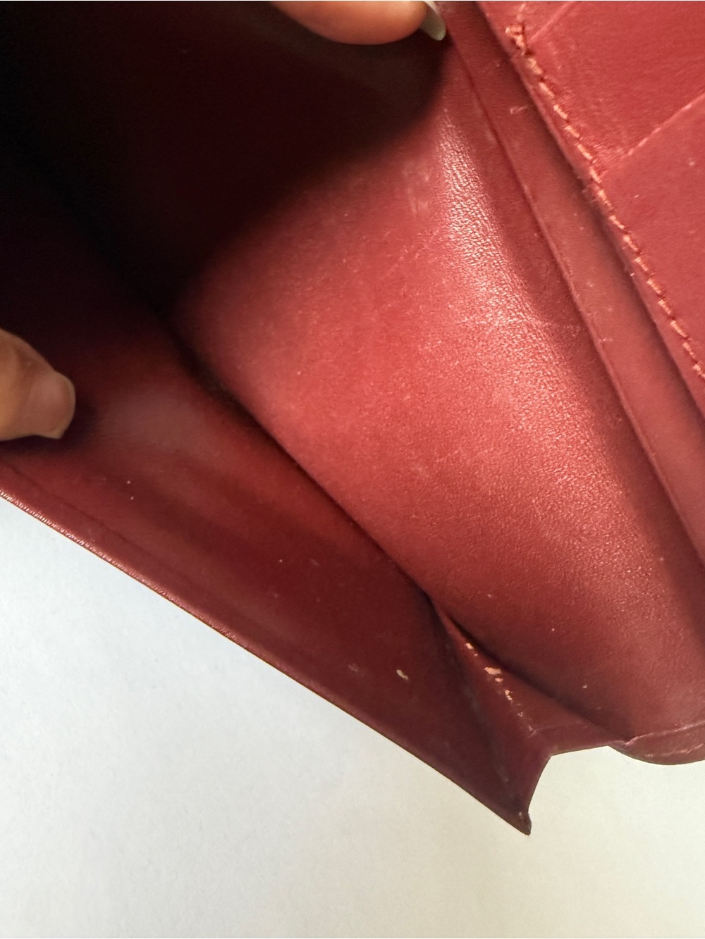 Vintage Authentic Cartier Burgundy Leather Long Wallet Checkbook Holder - Picture 9 of 12